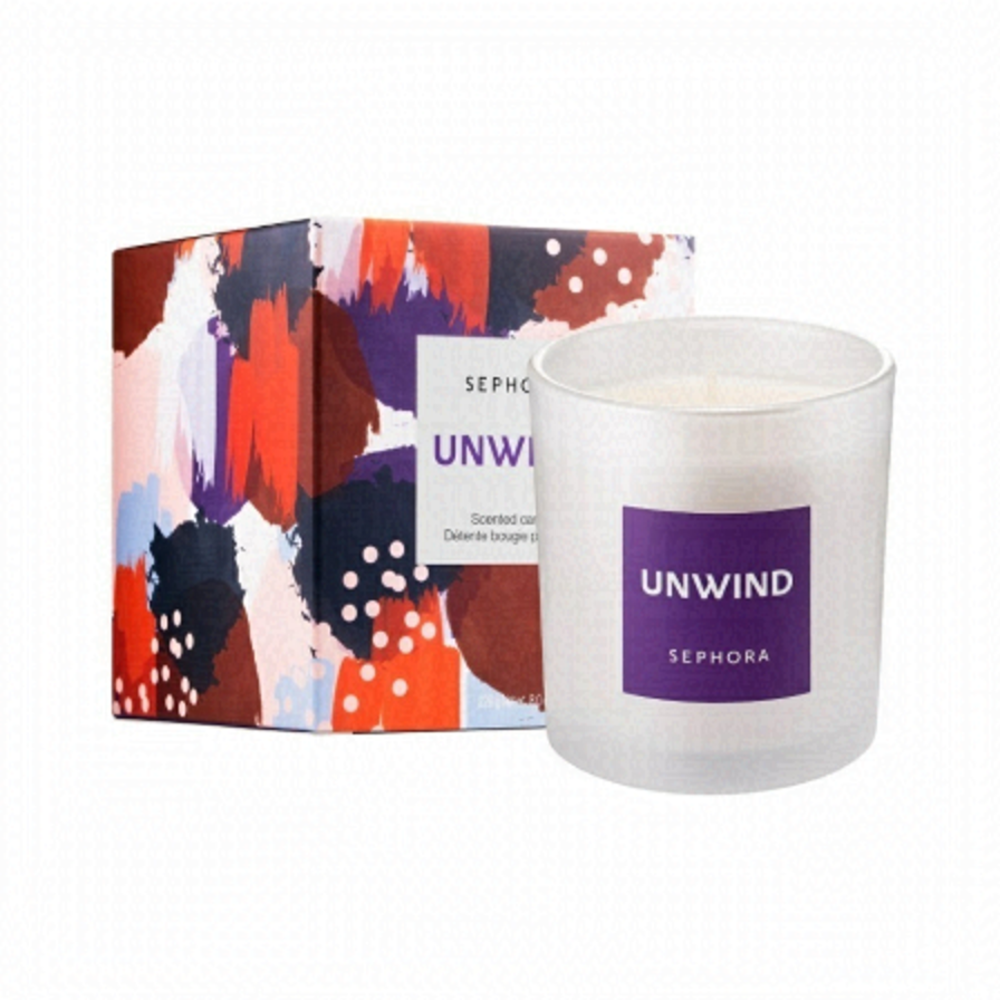 New Sephora Unwind soy candle